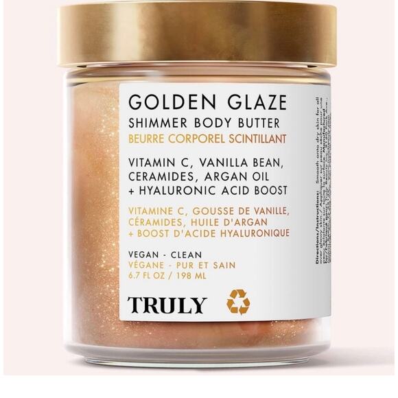 TRULY Golden Glaze Shimmer Body Butter with Vitamin C - Picture 1 of 6